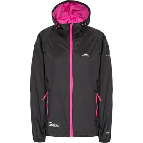 Trespass Qikpac women&rsquo;s packaway waterproof jacket